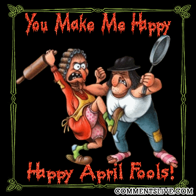 April Fools Happy Not