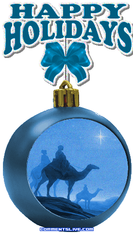 Blue Christmas Ornament picture