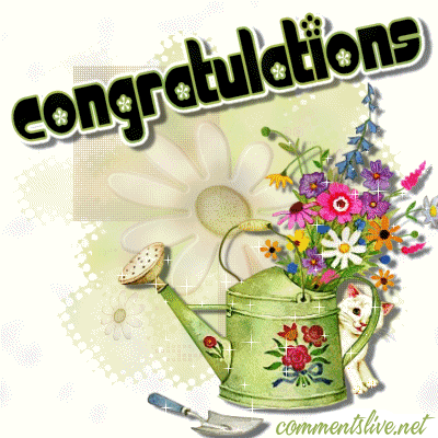 Congratulations Flower Pot Picture