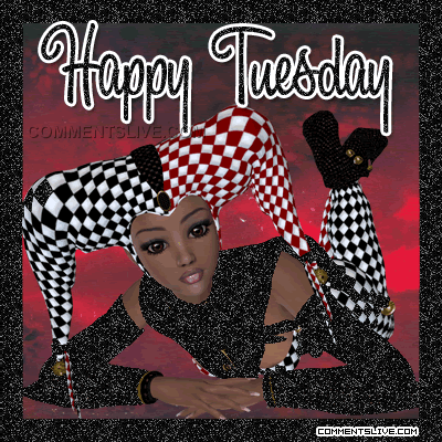 Tuesday Red Black Picture