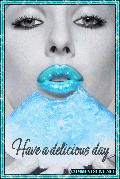 Delicious Day Blue Lips Picture