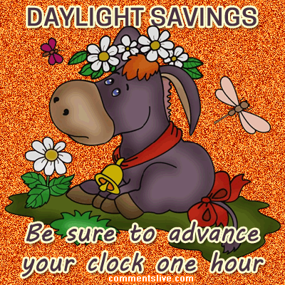 Daylight Savings Advance Clock picture