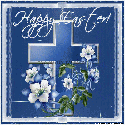 Easter Cross Blue picture