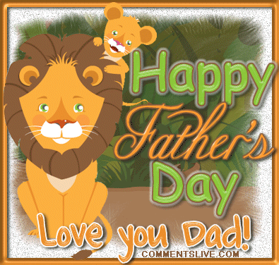 Lion Love Dad picture
