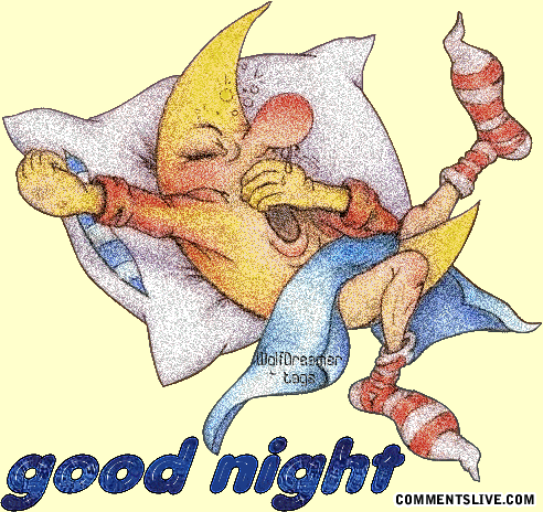 Night Moon Pillow Picture