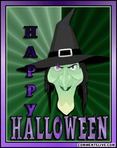 Halloween Long Face Witch picture