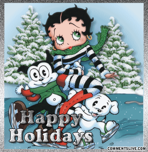 Betty Boop Happy Holidays picture