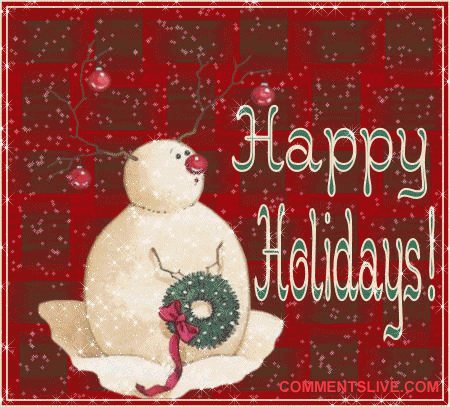 Red Holiday Snowman picture