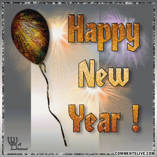 Balloon New Year picture