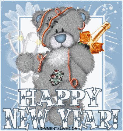 Bear New Year picture