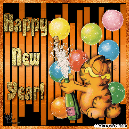 Garfield New Year picture