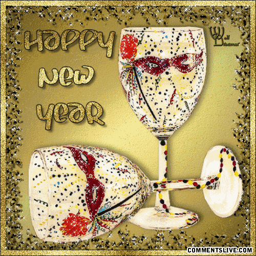 Glasses New Year
