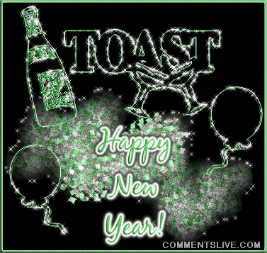 Happy New Year Toast picture