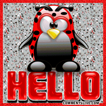 Hello Penguin Red picture