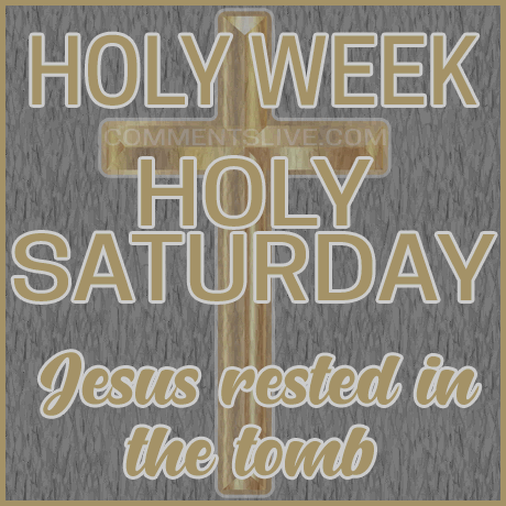 Holy Week Holy Saturday picture