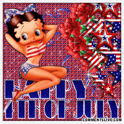 Betty Boop Fourth Of July