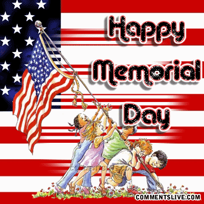 Kids Happy Memorial Day picture