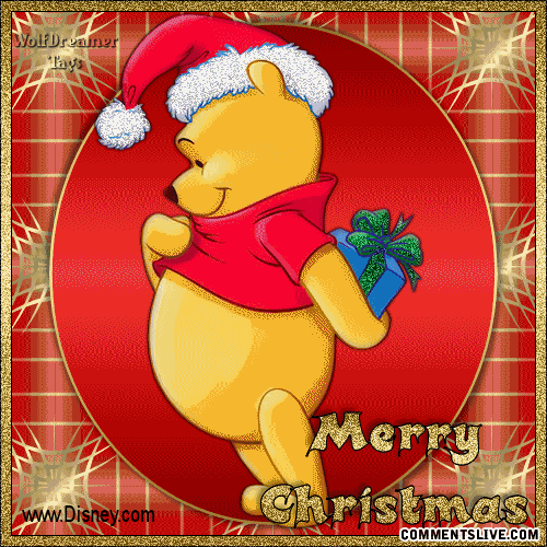 Christmas Winnie The Poo picture