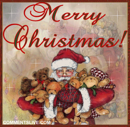 Santa And Bears picture