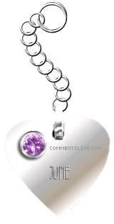 June Keychain Picture