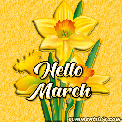 March Hello Picture