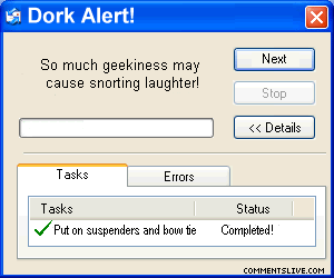 Geek Snorting Laughter Picture