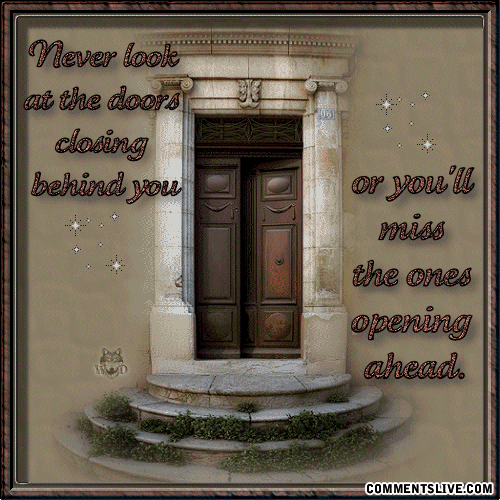 Doors Opening Ahead Picture