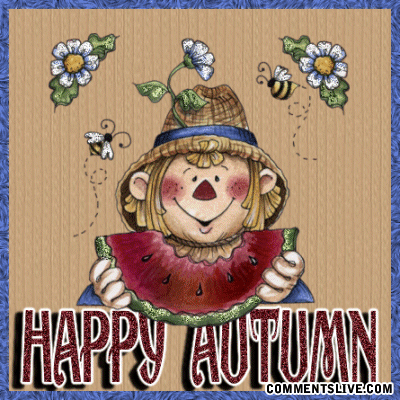 Happy Autumn Scarecrow picture