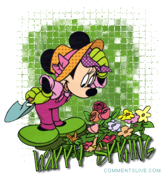 Spring Minnie Mouse picture