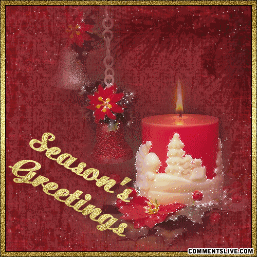 Candle Seasons Greetings picture