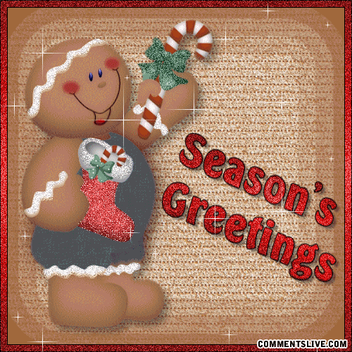 Seasons Gingerbread Man picture