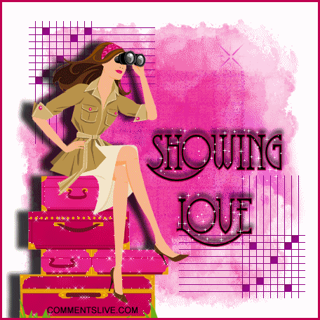 Binoculars Showing Love Picture