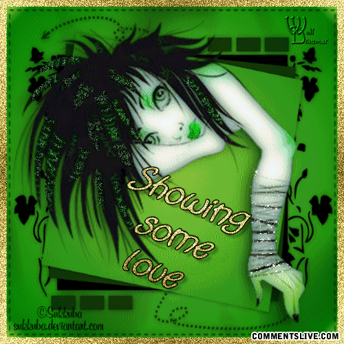 Green Showing Love Picture