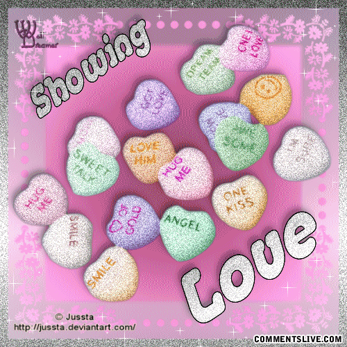 Showing Love Candy Picture