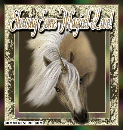 Showing Love Unicorn Picture