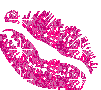 Pink Glitter Lips Picture