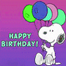 Birthday Snoopy avatar