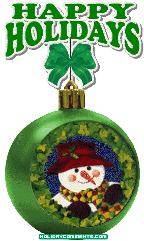 Green Christmas Ornament Picture