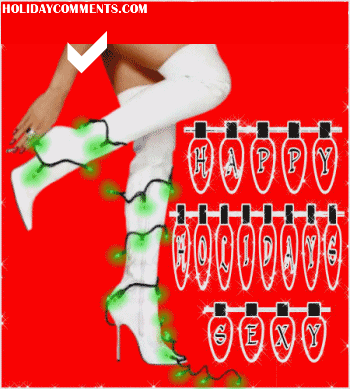 Holiday Lights Legs Picture