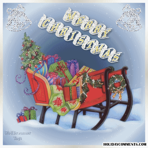 Merry Christmas Sleigh Picture