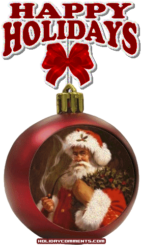 Red Christmas Santa Picture