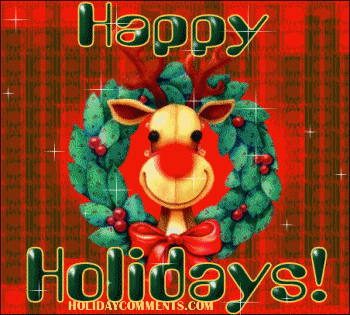 Rudolph Happy Holiday Picture
