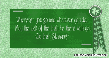 Old Irish Blessing Picture