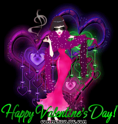 Happy Valentines Lady Picture