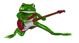 Frog Plays Guitar picture