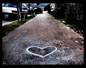 Heart Sidewalk picture