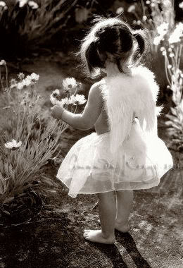 Little Girl Flower picture